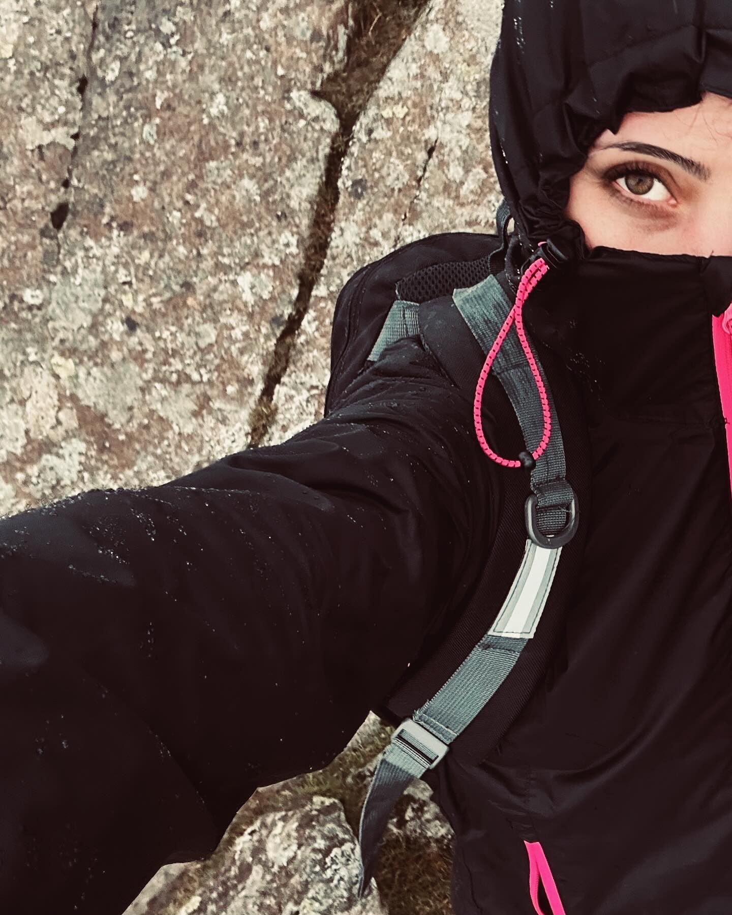 Stasia on a mountain walk